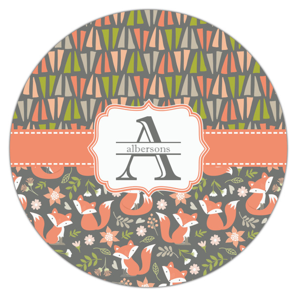 Fox Trail Floral Icing Circle - Medium - Single