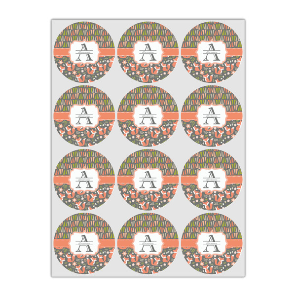 Fox Trail Floral Icing Circle - Small - Set of 12