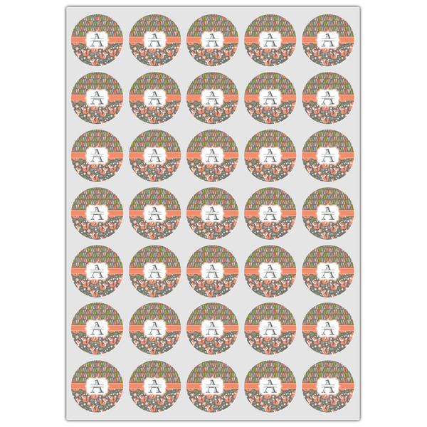 Fox Trail Floral Icing Circle - XSmall - Set of 35