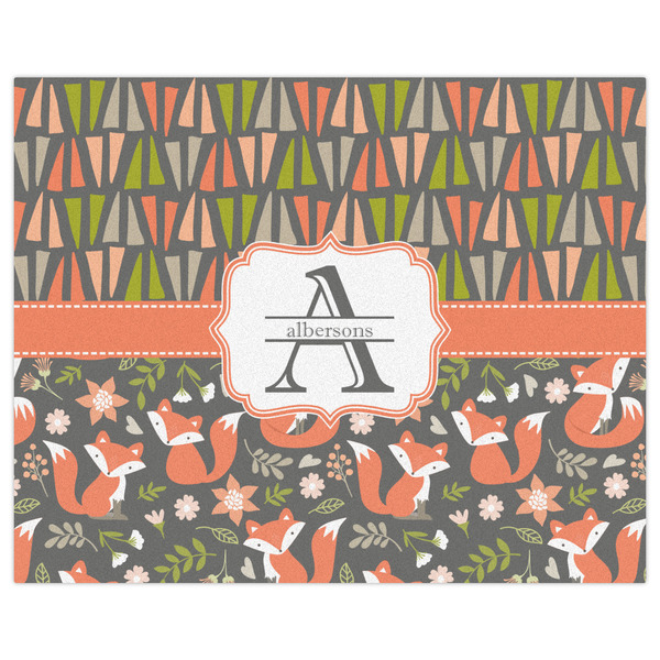 Fox Trail Floral Indoor / Outdoor Rug - 8'x10' - Front Flat