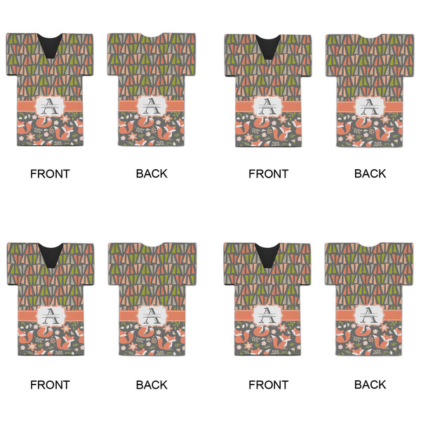 Fox Trail Floral Jersey Bottle Cooler - Set of 4 - APPROVAL