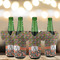 Fox Trail Floral Jersey Bottle Cooler - Set of 4 - LIFESTYLE