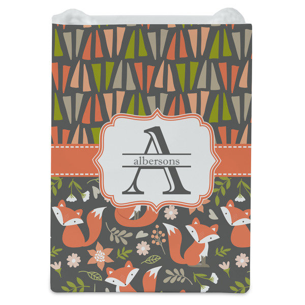 Fox Trail Floral Jewelry Gift Bag - Gloss - Front