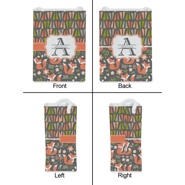 Fox Trail Floral Jewelry Gift Bag - Matte - Approval