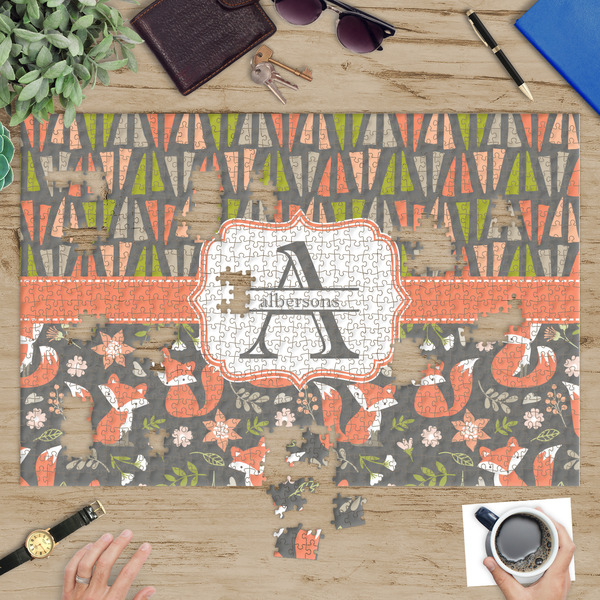 Fox Trail Floral Jigsaw Puzzle 1014 Piece - In Context