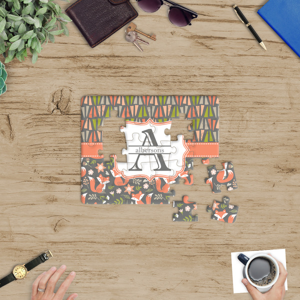 Fox Trail Floral Jigsaw Puzzle 30 Piece - In Context