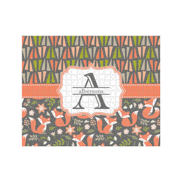Custom Fox Trail Floral 500 pc Jigsaw Puzzle (Personalized)