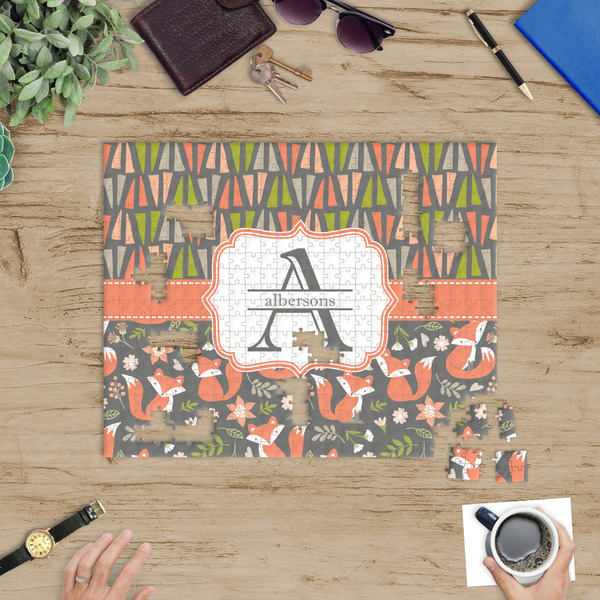 Fox Trail Floral Jigsaw Puzzle 500 Piece - In Context