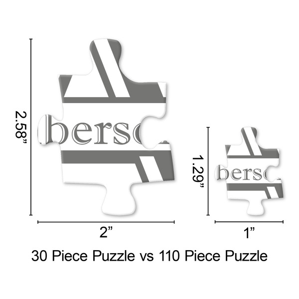 Fox Trail Floral Jigsaw Puzzle - Piece Comparison