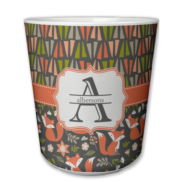 Custom Fox Trail Floral Plastic Tumbler 6oz (Personalized)