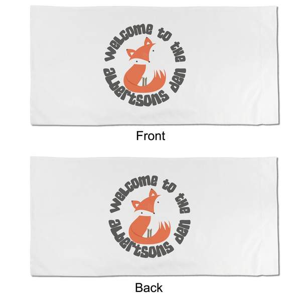 Fox Trail Floral King Pillow Case - APPROVAL (partial print)