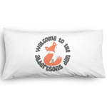 Fox Trail Floral Pillow Case - King - Graphic (Personalized)