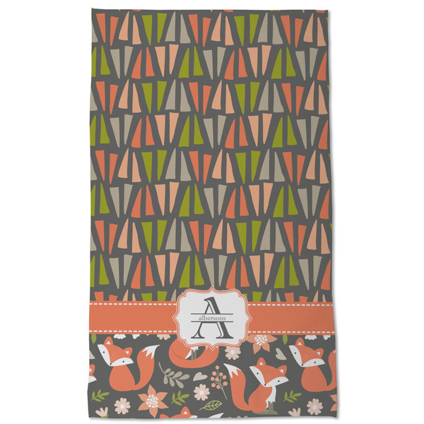 Fox Trail Floral Kitchen Towel - Poly Cotton - Full Front