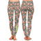 Fox Trail Floral Ladies Leggings - Front and Back