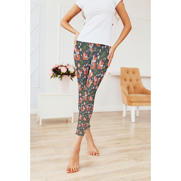 Fox Trail Floral Ladies Leggings - LIFESTYLE 2
