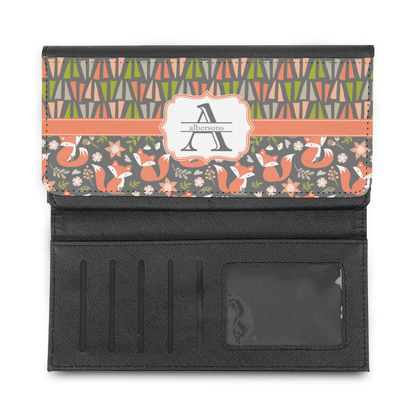 Fox Trail Floral Ladies Wallet - Half Way Open