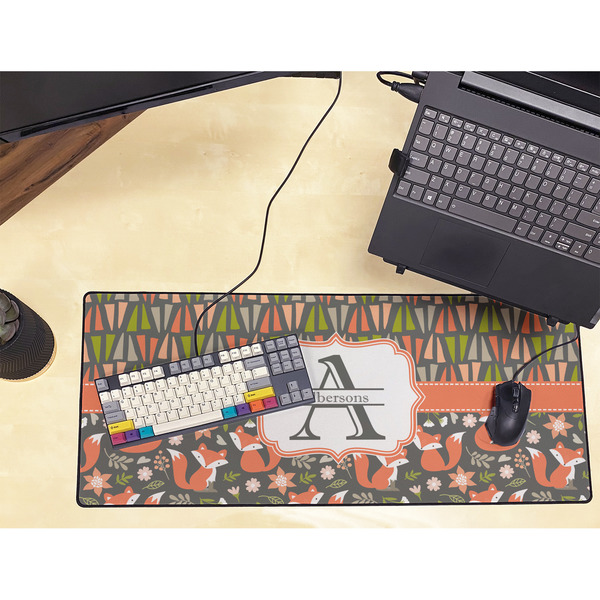 Fox Trail Floral Large Gaming Mats - LIFESTYLE