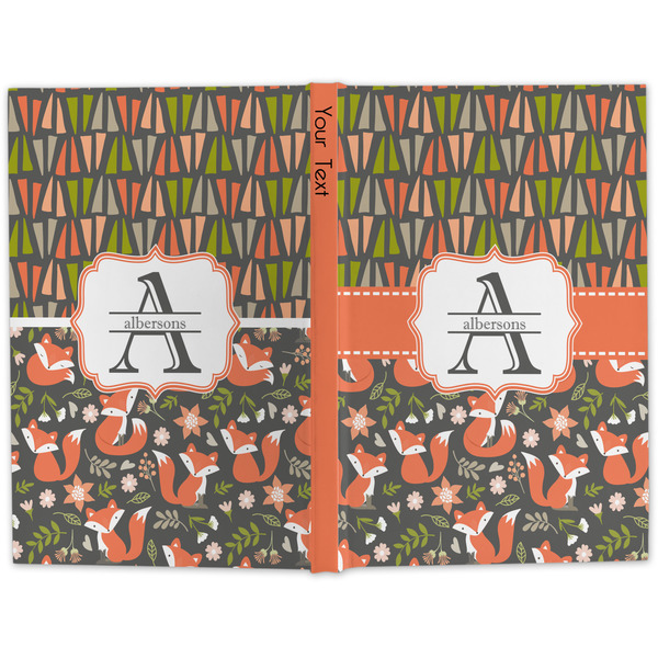 Fox Trail Floral Large Hard Cover Journal - Apvl