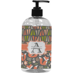 Fox Trail Floral Plastic Soap / Lotion Dispenser (Personalized)