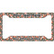 Fox Trail Floral License Plate Frame - Style A