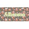 Fox Trail Floral Front License Plate (Personalized)