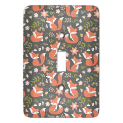 Fox Trail Floral Light Switch Cover (Personalized)