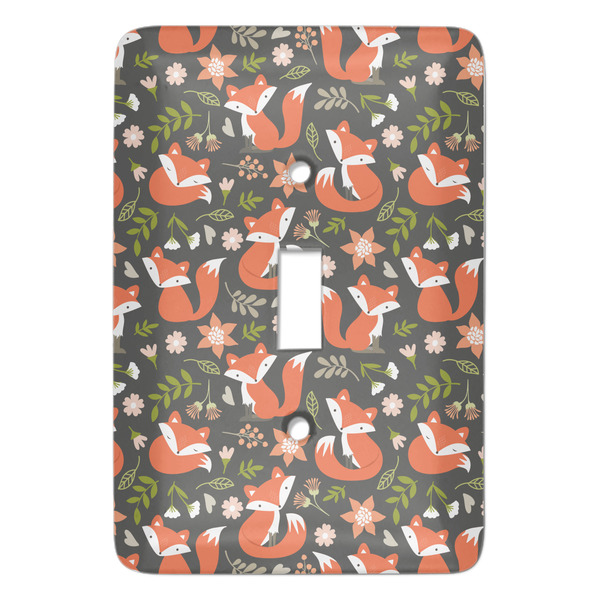 Custom Fox Trail Floral Light Switch Cover