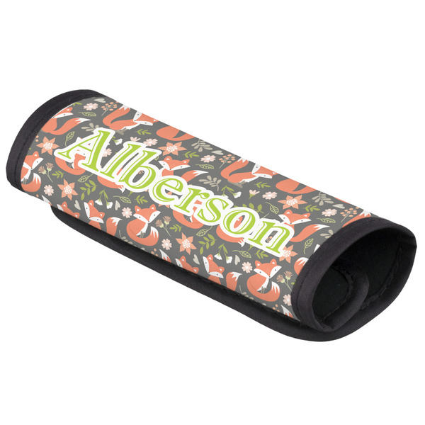 Custom Fox Trail Floral Luggage Handle Cover (Personalized)