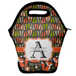 Fox Trail Floral Lunch Bag w/ Name and Initial