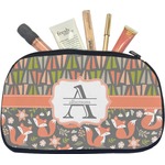 Fox Trail Floral Makeup / Cosmetic Bag - Medium (Personalized)