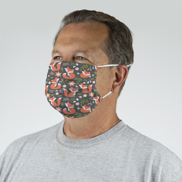 Fox Trail Floral Mask - Quarter View on Guy