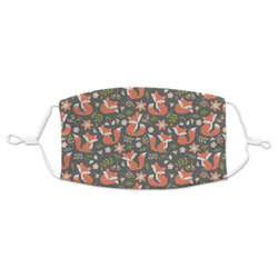 Fox Trail Floral Adult Cloth Face Mask