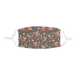 Fox Trail Floral Kid's Cloth Face Mask - XSmall