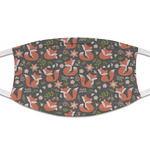 Fox Trail Floral Cloth Face Mask (T-Shirt Fabric)