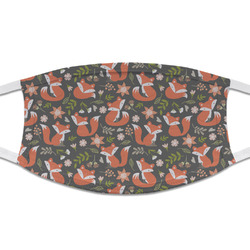Fox Trail Floral Cloth Face Mask (T-Shirt Fabric) (Personalized)