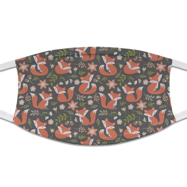 Custom Fox Trail Floral Cloth Face Mask (T-Shirt Fabric)
