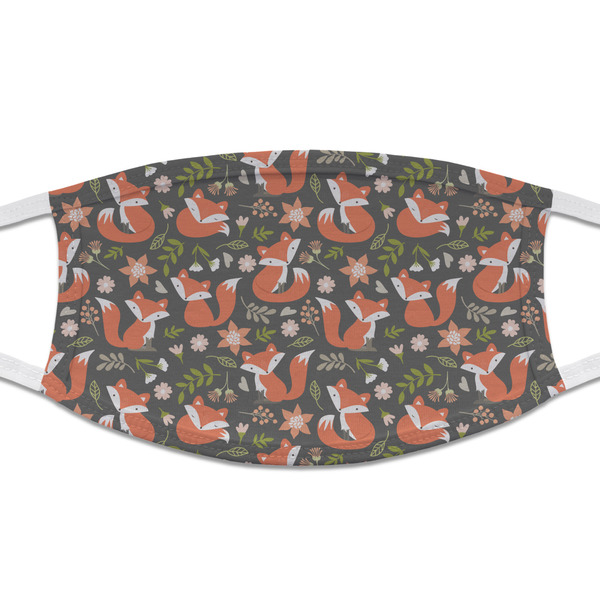 Custom Fox Trail Floral Cloth Face Mask (T-Shirt Fabric)