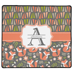 Fox Trail Floral XL Gaming Mouse Pad - 18" x 16" (Personalized)