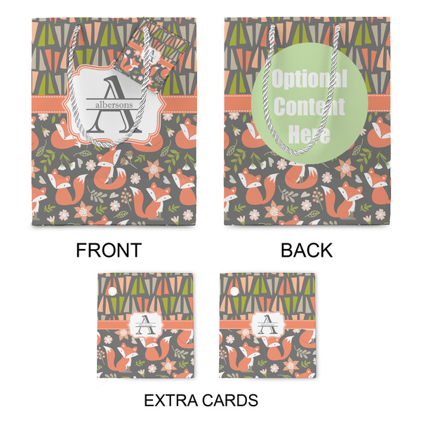Fox Trail Floral Medium Gift Bag - Approval