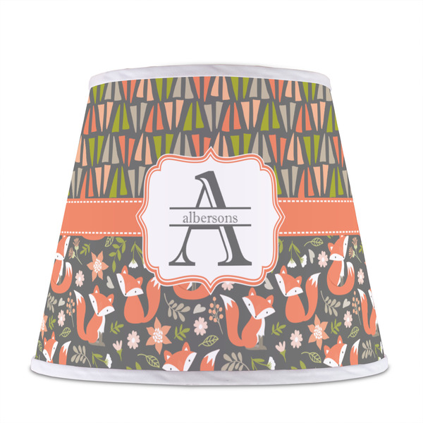 Fox Trail Floral Poly Film Empire Lampshade - Front View