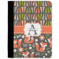 Fox Trail Floral Notebook Padfolio - Medium w/ Name and Initial