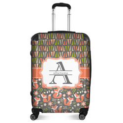 Fox Trail Floral Suitcase - 24" Medium - Checked (Personalized)