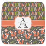 Fox Trail Floral Memory Foam Bath Mat - 48"x48" (Personalized)