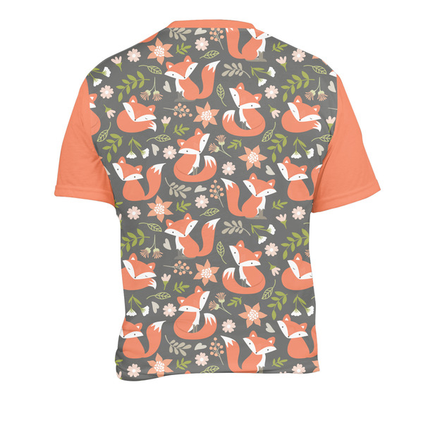 Fox Trail Floral Men's Crew Neck T Shirt Medium - Back