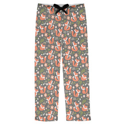 Fox Trail Floral Mens Pajama Pants - XS (Personalized)
