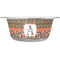Fox Trail Floral Stainless Steel Dog Bowl - Small (Personalized)