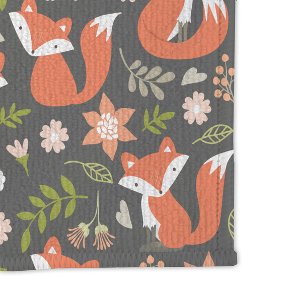 Fox Trail Floral Microfiber Dish Rag - DETAIL