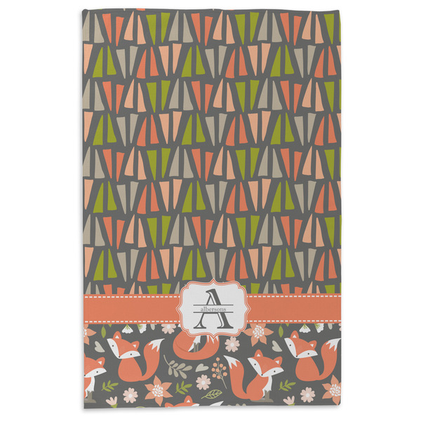 Fox Trail Floral Microfiber Dish Towel - APPROVAL