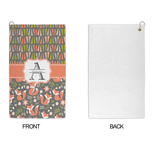 Fox Trail Floral Microfiber Golf Towels - APPROVAL