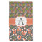 Fox Trail Floral Microfiber Golf Towel (Personalized)
